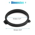thumbnail image 3 of Unique Bargains 2pcs Black 6.5" Car Speaker Mounting Spacer Ring Bracket for Subaru, 3 of 5