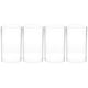 thumbnail image 1 of Cubiertas transparentes de vidrio para velas, cubiertas simples para velas a prueba de viento, 4 Uds., 1 of 8
