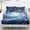 Spiral Galaxy, variant on ZIATUBLES 3 Pcs Twin Size Sheet Set, Wildfloral Printed Soft Comfort Bedding Sets with 1 Fitted Sheet and 2 Pillowcases, Cooling Cozy All-Season Bed Sheets