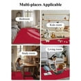 thumbnail image 6 of Solid Color Area Rug for Bedroom 4x6 Ft Red Super Soft fuzzy Throw Rug Non-Slip Fluffy Plush Indoor Floor Carpet for Living Room Nursery Home Decor, 6 of 8
