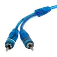 thumbnail image 4 of Unique Bargains Car Audio RCA Female to 2 RCA Male Splitter Adapter Cable Wire Blue 2 Pcs, 4 of 4