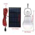 thumbnail image 1 of Solar Panel Powered LED Bulb Light Portable Outdoor Camping Tent Energy Lamp 15W, 1 of 5
