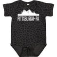 thumbnail image 3 of Inktastic Pittsburgh Pennsylvania Skyline Pa Cities Boys or Girls Baby Bodysuit, 3 of 5