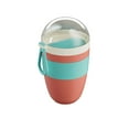 thumbnail image 2 of Portable Double-Layer Breakfast Cup with Spoon - Oatmeal & Yogurt To-Go Container for Office, 2 of 6
