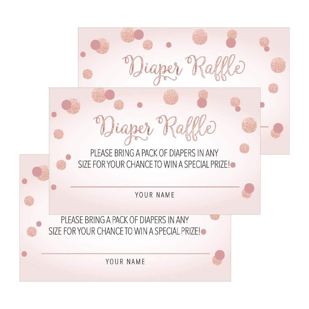 PRINTED Set of 10 Staches or Lashes Gender Reveal Diaper Raffle Tickets 