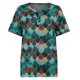 thumbnail image 3 of ICHUANYI Liquidación Mujer Verano Impresión Botones Manga Larga Casual Blusa Camiseta Jersey Camisas ICHUANYI WER202308246847, 3 of 9