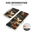 thumbnail image 2 of Fuzoiu Flower Crown Dog Print Kitchen Floor Mat 2 Sets,Kitchen Rugs and Mats,,Non Skid Waterproof Kitchen Floor Mat for Kitchen,Home Office,Sink,Laundry, 2 of 6