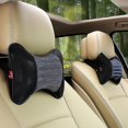 thumbnail image 4 of Breathable Not Hot Car Neck Pillows Flock Cloth Single 1piece Headrest Fit For Most Cars Filled Fiber Universal Car Pillow, 4 of 4