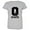 Heather Grey, variant on PleaseMeTees™ Womens Ohio Otate Football With Buckeye Balls HQ Tee