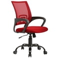 thumbnail image 1 of Best Office Ergonomic Adjustable Mid Back Office Chair Red, 1 of 1