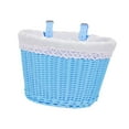 thumbnail image 4 of koolsoo Children Bike Basket Woven Handlebar with Adjustable Strap Bike Front Basket Blue, 4 of 9