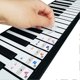 thumbnail image 2 of Piano Keys Sticker Set for 61 Key Keyboard Removable for Beginners Transparent, 2 of 4