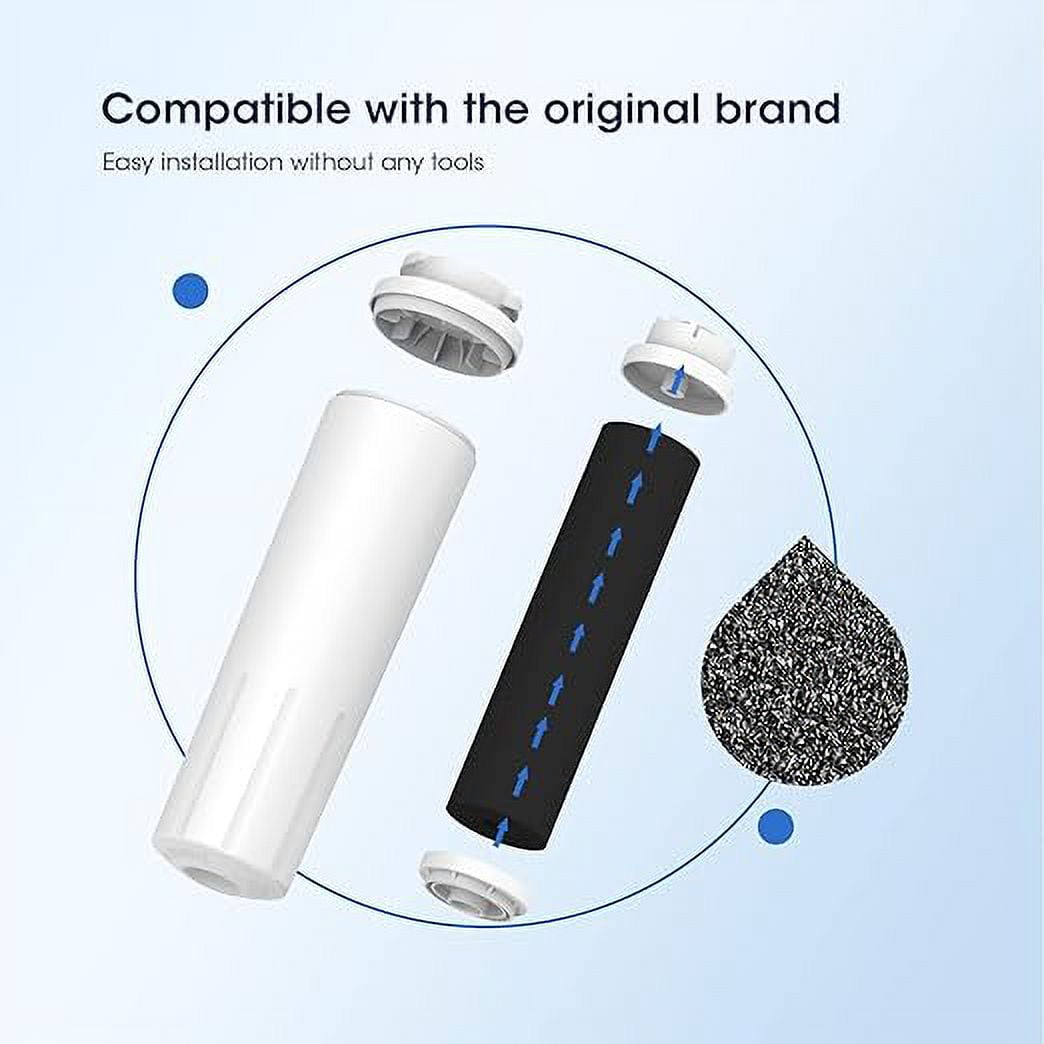 (3 pack) Great Value Replacement Refrigerator Water Filter for Whirlpool EDR4RXD1, White, 1 Pack