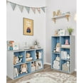 thumbnail image 6 of Montessori Toy Storage Shelf, Kids Toy and Book Storage Organizer with Cube Shelves for Kids Room Playroom Livingroom, White, 6 of 7