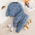 thumbnail image 2 of Toddler Boy Fall Outfits Set Sets Casual Two Piece Pullover Hoodie And Pants Outfit Spring Fall Play Clothes Fashion Sweatshirts and Sweatpants 12-18 Months, 2 of 9