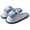 Grey, variant on Women’s Cute Apple Fruit Fluffy Fuzzy Slippers Warm House Shoes Funny Soft Plush Winter Home Slippers (Red, 6-6.5)