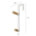 thumbnail image 7 of Yamazaki Home  Over-the-Door Hook, Steel - L 3.86 x W 0.59 x H  7.09 inches White, 7 of 7