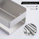 thumbnail image 3 of Carrito de ducha de aluminio, estante esquinero para baño, soporte para champú, estante de almacenamiento para cocina, de una sola capa, 3 of 5