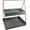 Gray, variant on Galvanized Metal 2 Tiered Rectangular Serving Tray Gray - Saltoro Sherpi
