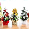 thumbnail image 2 of Mini árbol de Navidad artificial para decoración de mesa festiva, 2 of 5