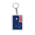 thumbnail image 2 of Kadlawus Flag Keychain for Travel, Double-Sided Acrylic Key Ring, Full-Color Printed Flag Design, Durable Metal Chain for Bags, Keys, Gifts, 2 of 5