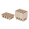 thumbnail image 2 of Terraxo Seedling Starter Trays Nursery Cup Biodegradable Reusable Planting Container for 12 grids L, 2 of 8
