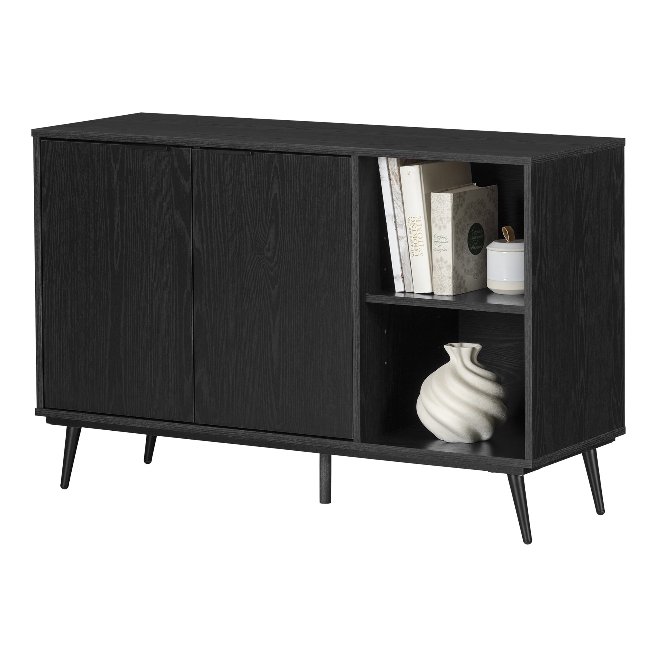 South Shore Mezzy, Contemporary Sideboard,  Black