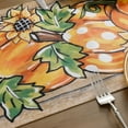 thumbnail image 5 of Fall Table Runner - 13 X 120 Inch - Wood Pumpkin Leaves Thanksgiving Autumn Kitchen Dining Table Decor, Farmhouse Style Home Decoration for Dining, Party, Holiday, 5 of 6