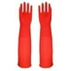thumbnail image 1 of Guantes Naturales para El Hogar, de Látex Duradero, Alta Elasticidad para Un Mejor Agarre, Multiusos para Lavavajillas y Limpieza, Reutilizables, Talla 55 Cm, Guantes de Goma Protectores., 1 of 2