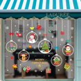 thumbnail image 4 of Juego de pegatinas electrostáticas de Papá Noel, muñeco de nieve, alce, ventana, copo de nieve, pegatina de pared, decoración navideña para el hogar, Año Nuevo, 2024, 1 Juego, 4 of 4