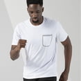 thumbnail image 5 of M Camiseta deportiva informal holgada grande con bolsillo sin costuras de seda de hielo de verano para hombre elástica 2 uds, 5 of 5