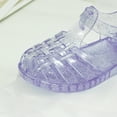 thumbnail image 3 of Kannior Toddler Girls Jelly Sandals Soft Rubber Sole Closed Toe Summer Shoes Mary Jane Dress Princess Flat, 3 of 8