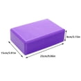 thumbnail image 3 of Yoga Block 2 Pcs, Yoga Brick Foam Blocks EVA Foam Block, Soft Non Slip Surface with Bevel, Yoga Accessories for Stability, Balance and Deep Stretching, for Yoga, Pilates, Stretching and Toing, 3 of 8