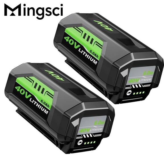 2-Pack Replacement for Ryobi 40V Battery 6.0Ah OP4040 OP40401 OP4050 OP40201 Cordless Power Tools