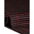 thumbnail image 5 of Camisa de manga larga Allegra K Disfraz de navidad brillante metálico Negro Rojo XL, 5 of 5