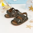 thumbnail image 4 of Zanarzt Toddler Boys Sandals Baby Infant Boy Girl Sandals Newborn Non-Slip Soft Rubber Sole Sandals for Baby Boys Open-Toe Outdoor Casual Summer AG,US 4, 4 of 9