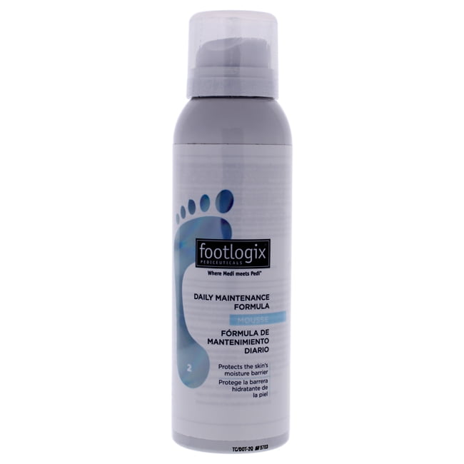 Daily Maintenance Formula Mousse by Footlogix for Unisex - 4.2 oz Foot Mousse