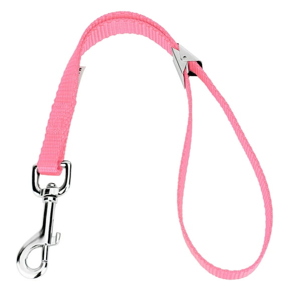 Country Brook Petz - Pink Nylon Spring Loaded Grooming Loop with 9 Vibrant Colors (16.5 Inch, 5/8 Inch Wide)