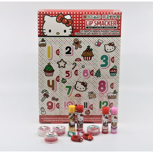 Lip Smacker Holiday 12 pc Advent Calendar Hello Kitty - Walmart.com lip-smacker-holiday-12-pc-advent-calendar-hello-kitty-walmart-com
