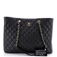 thumbnail image 2 of Pre-Owned Classic CC Shopping Tote Quilted Caviar Large By Rebag, 2 of 8