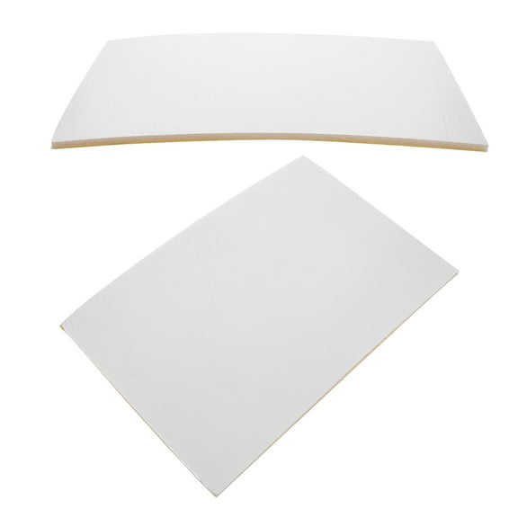 WEAVILUX 2-Pack White Self-Adhesive Foam Boards for Model Making, High Density, and Weather Resistant Material