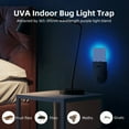 thumbnail image 4 of Tomshoo Catcher de insectos, Zapper de interior con moscas de fruta capturas / - y almohajas pegajosas de mosquito púrpura oficina de captura con 1pc Cocina de oficina pegajosa, 4 of 8