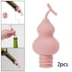 thumbnail image 5 of 2 tapones de corcho reutilizables con forma de calabaza para botellas de champán. Rosado, 5 of 9