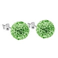 thumbnail image 3 of 1 Pair Korean Style Women Silver Earring Girl Wedding ear rings Simple Prom Geometric Ear Rings Vintage Rhinestone Ear Studs, 3 of 8