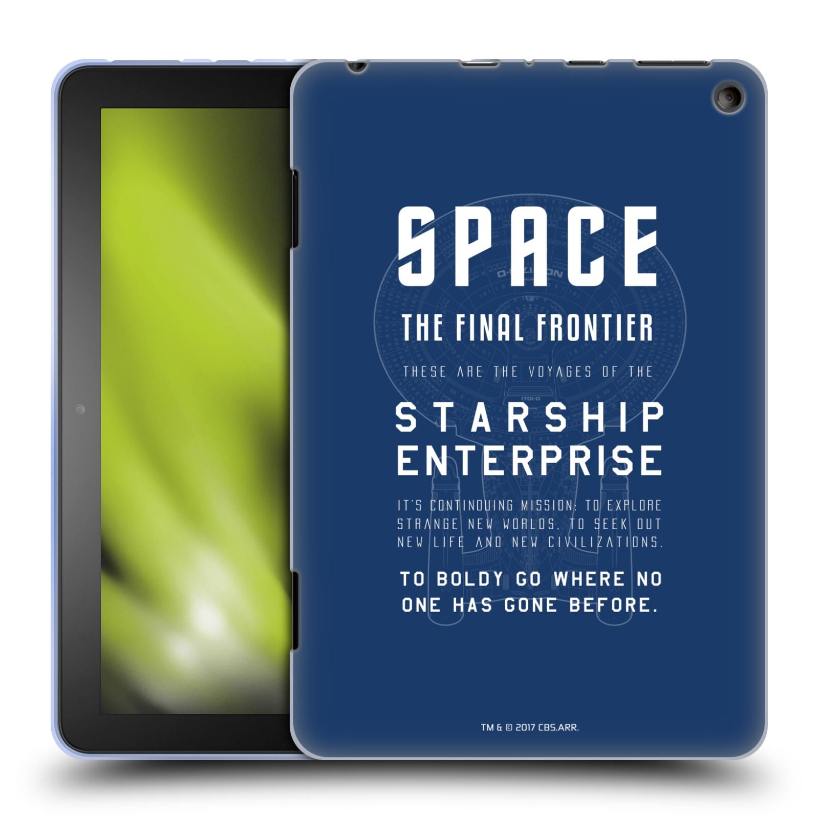 Head Case Designs Officially Licensed Star Trek Ships Of The Line Uss Enterprise Ncc 1701 D Soft Gel Case Compatible With Amazon Amazon Fire Hd 8 Amazon Fire Hd 8 Plus Walmart Com