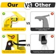 thumbnail image 3 of PMCAF Spray Can Extension Pole Adaptor, Adjustable Bracket for Wasp Hornet Bee Spray, Paint, Window Cleaner, Tree Sealer, Trigger Handle (Yellow), 3 of 7