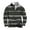 Dark Gray, variant on yillto Men Striped Sweatshirts Big and Tall Tops Quarter Zipper Pullover Long Sleeve Loose Sweatshirt