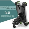 thumbnail image 2 of Artix Bicycle Mount Phone Holder for Bike, Cradle Stand Features 360 Rotation Capability and Universal Clamp for iPhone/Android/Samsung/Nexus (Green), 2 of 3