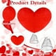thumbnail image 4 of Adornos navideños, decoraciones navideñas, regalos de Navidad. Árbol de Navidad rojo con forma de corazón, colgante para árbol de Navidad con forma de corazón., 4 of 6