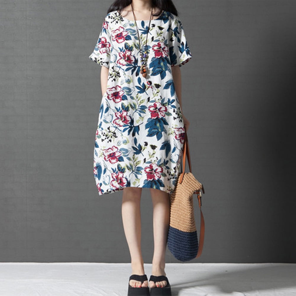 loose cotton dress